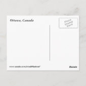 Ottawa Postkarte (Rückseite)