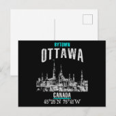Ottawa Postkarte (Vorne/Hinten)