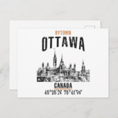 Ottawa Postkarte (Vorne/Hinten)