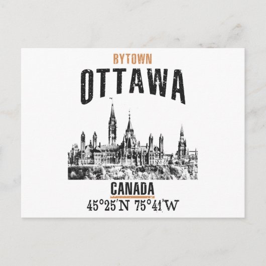 Ottawa Postkarte (Vorderseite)