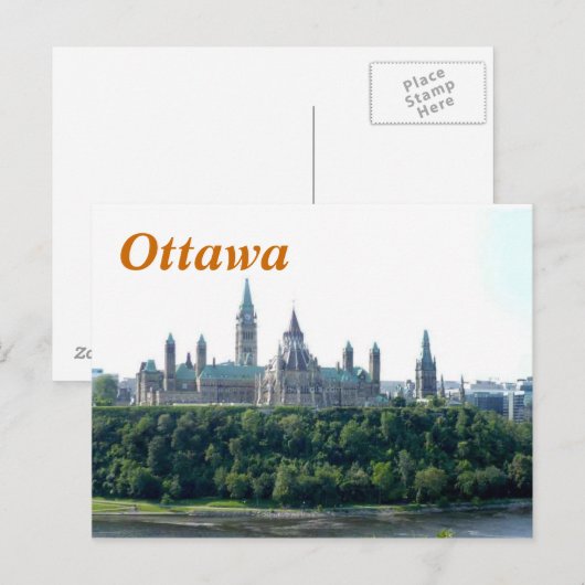 Ottawa Postkarte (Vorne/Hinten)