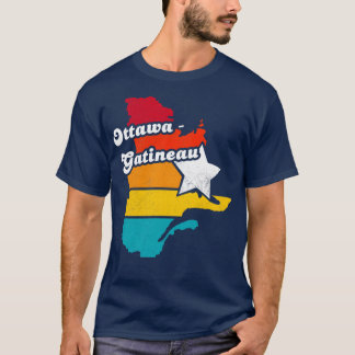Ottawa Quebec Canada Vintag Distressed Souvenir 2 T-Shirt