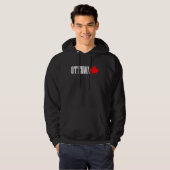 Ottawa Quebec Maple Leaf Canada Canadian Flag Prid Hoodie (Vorne ganz)