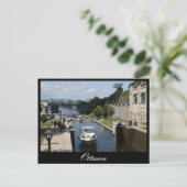 Ottawa, Rideau Canal, Laurier Postkarte (Stehend Vorderseite)