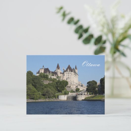 Ottawa, Rideau Canal, Laurier Postkarte (Stehend Vorderseite)