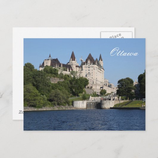 Ottawa, Rideau Canal, Laurier Postkarte (Vorne/Hinten)