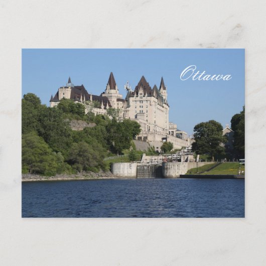 Ottawa, Rideau Canal, Laurier Postkarte (Vorderseite)