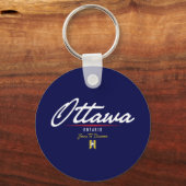 Ottawa Script Schlüsselanhänger (Vorderseite)