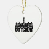Ottawa-Skyline Keramikornament (Links)