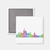 Ottawa-Skyline Magnet (Vorderseite/Rückseite)