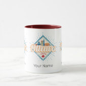 Ottawa Skyline Ontario Retro Kanada Vintag Tasse (Zentrum)