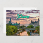 Ottawa Wolkenlandschaft Postkarte (Vorne/Hinten)