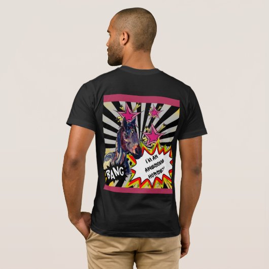 Ottb Club / phantastischer Horsey-T - Shirt (Schwarz voll)