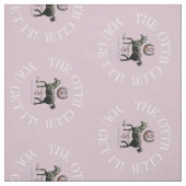OTTB CLUB , PINK Fabric Stoff (Muster)