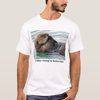 Otter 117c, "entspannender Seeotter" durch T-Shirt