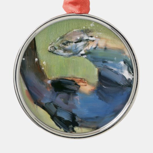 Otter 2003 silbernes ornament (Vorne)