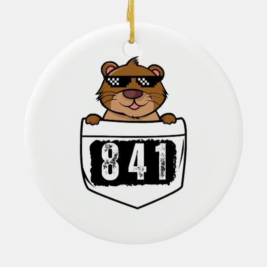 Otter 841 keramik ornament (Hinten)