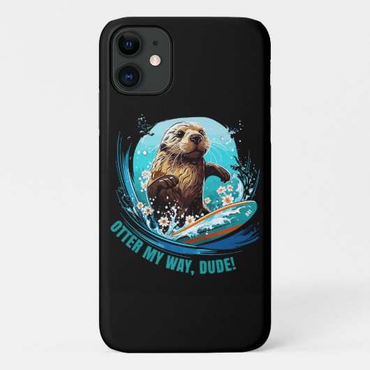Otter 841 Surfbretter sie klettert Surfbretter Ott Case-Mate iPhone Hülle (Rückseite)