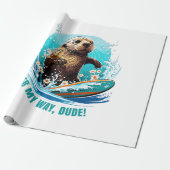 Otter 841 Surfbretter sie klettert Surfbretter Ott Geschenkpapier (Ungerollt)