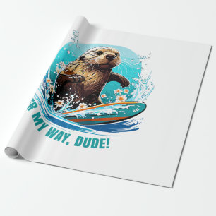 Otter 841 Surfbretter sie klettert Surfbretter Ott Geschenkpapier
