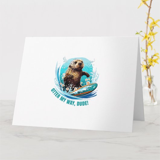 Otter 841 Surfbretter sie klettert Surfbretter Ott Karte (Gelbe Blume)