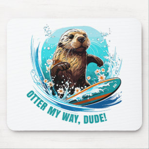 Otter 841 Surfbretter sie klettert Surfbretter Ott Mousepad