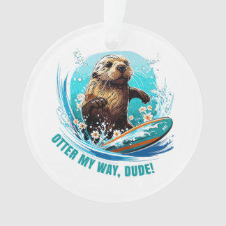 Otter 841 Surfbretter sie klettert Surfbretter Ott Ornament