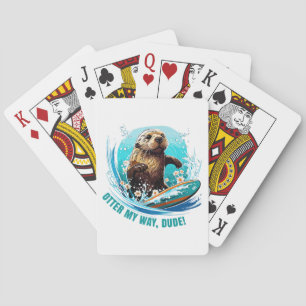 Otter 841 Surfbretter sie klettert Surfbretter Ott Spielkarten