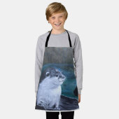 Otter-All-Over-Druck-Schürze Schürze (Getragen)