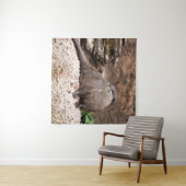 Otter am Felsen Wandteppich (Beispiel (Horizontal))