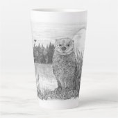 Otter am See Milchtasse (Vorderseite)