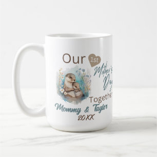 Otter and Baby, unser erster Muttertag zusammen Kaffeetasse