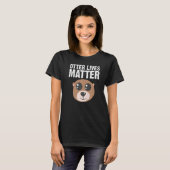 Otter Animal For Men Women Sea Otter Mammals T-Shirt (Vorne ganz)