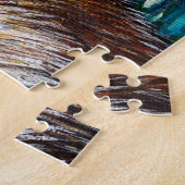 Otter auf einer Rockmalerei Puzzle (Seite)