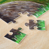 Otter auf einer Ufermalerei Puzzle (Seite)