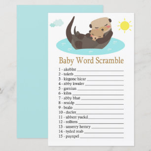 Otter Baby Wortspiel