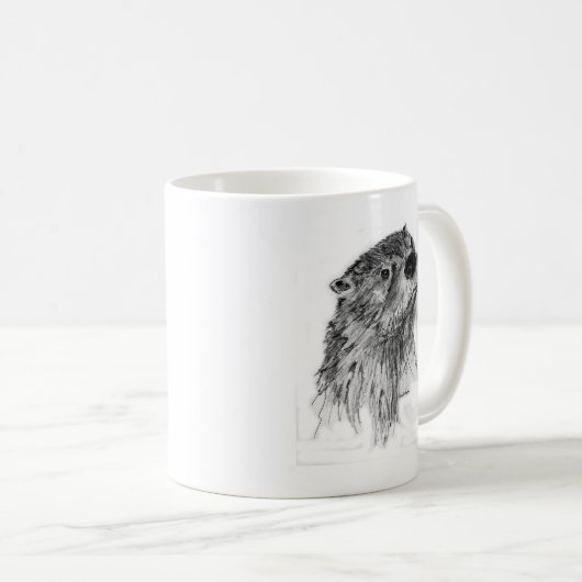 Otter-Bärte Kaffeetasse (VorderseiteRechts)