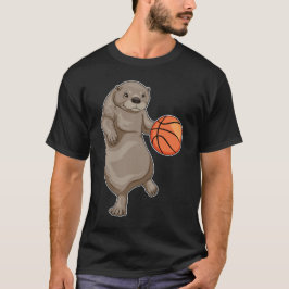 Otter Basketball-Spieler Basketball T-Shirt