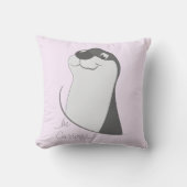 Otter-Be-Neugierig Kissen (Vorderseite)