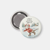 Otter Be Skating, Magnet (Vorderseite/Rückseite)