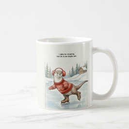 Otter Be Skating, Magnet Kaffeetasse