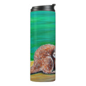 Otter Best Friends Painting Thermosbecher (Nach links gedreht)