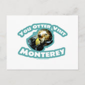 Otter Besuch Monterey Postkarte (Vorderseite)