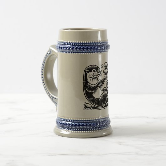 Otter Bierglas (Vorderseite Links)