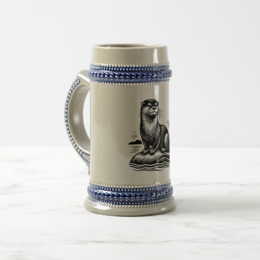 Otter Bierglas (Vorderseite Links)