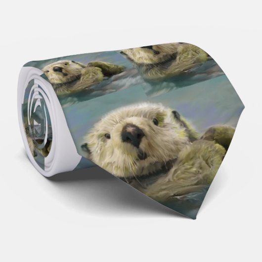 Otter-Bindung Krawatte (Gerollt)