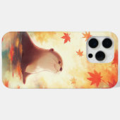 Otter Blick unter Fallende Blätter Case-Mate iPhone Hülle (Rückseite (Horizontal))