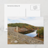 Otter Brook Staudamm im Herbst Postkarte (Vorne/Hinten)