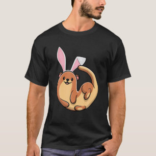 Otter Bunny Oars Ostertag Süße Tier Boys Girls T-Shirt