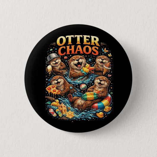 Otter Chaos Button (Vorderseite)